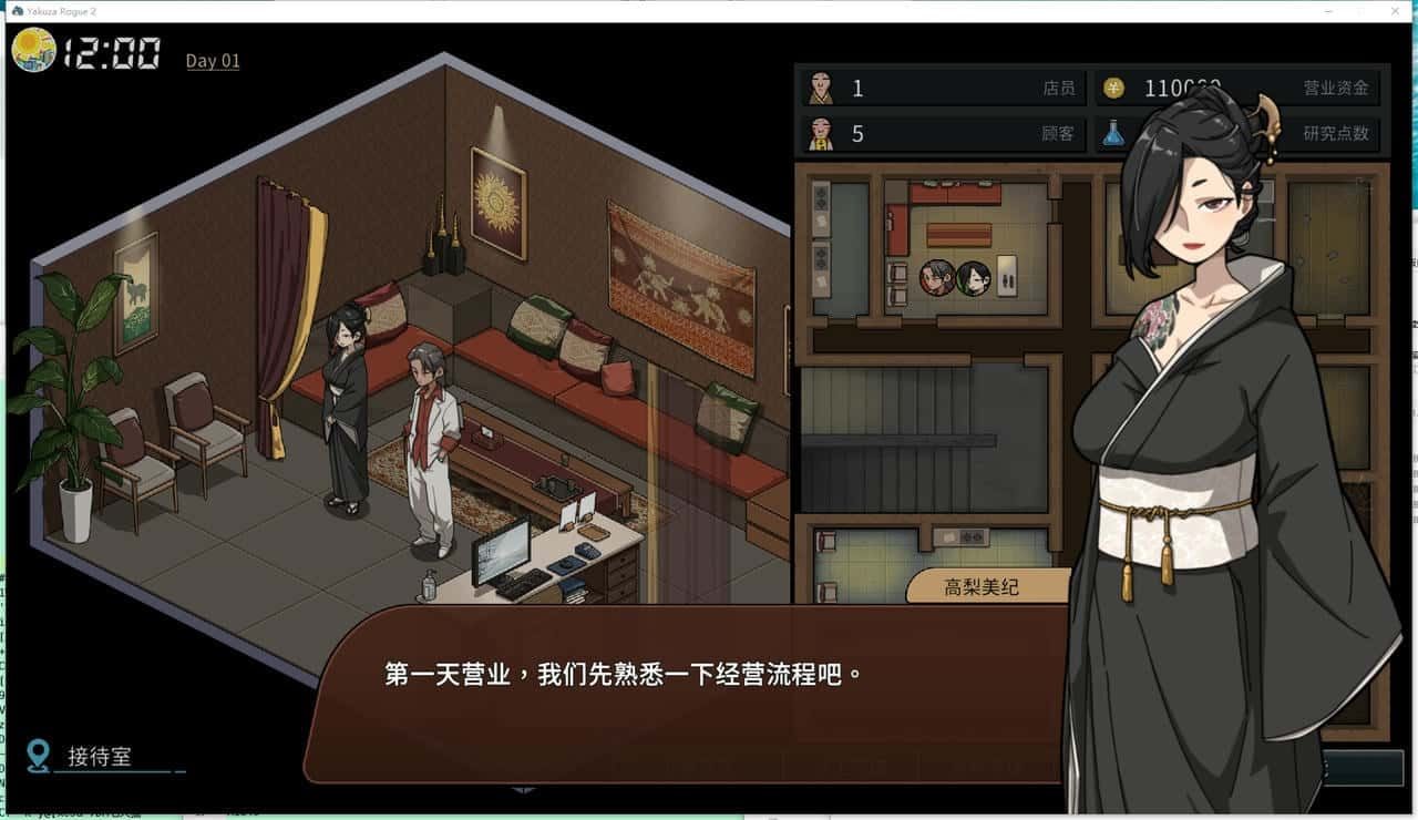 古式按摩店 角色养成 场景图 1