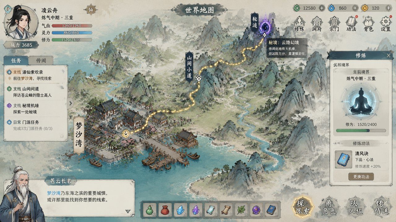 谪仙索欢录 秘境探索 场景图 4